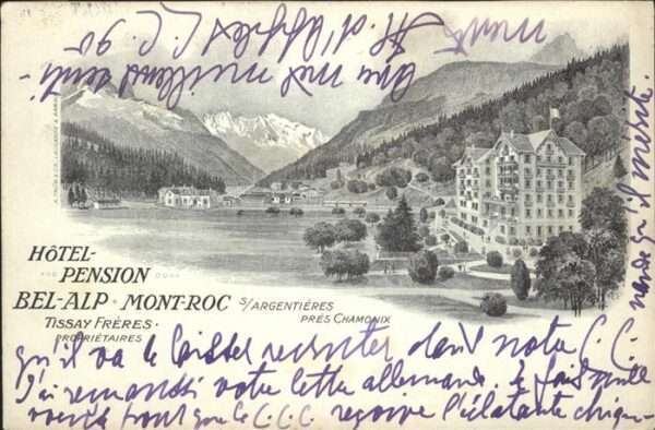 Argentiere Haute-Savoie Hotel-Pension Bel-Alp Mont-Roc