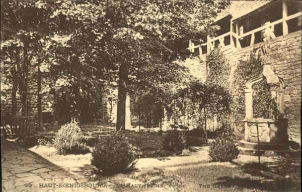 Haut-Koenigsbourg Hohkoenigsburg Le haut Jardin