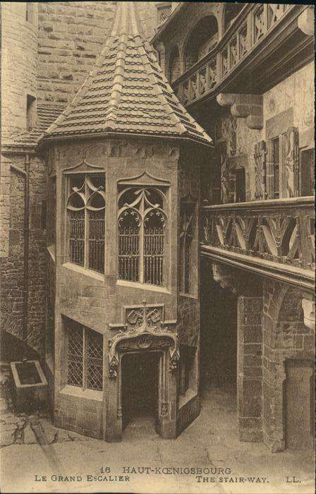 Haut-Koenigsbourg Hohkoenigsburg Grand Escalier