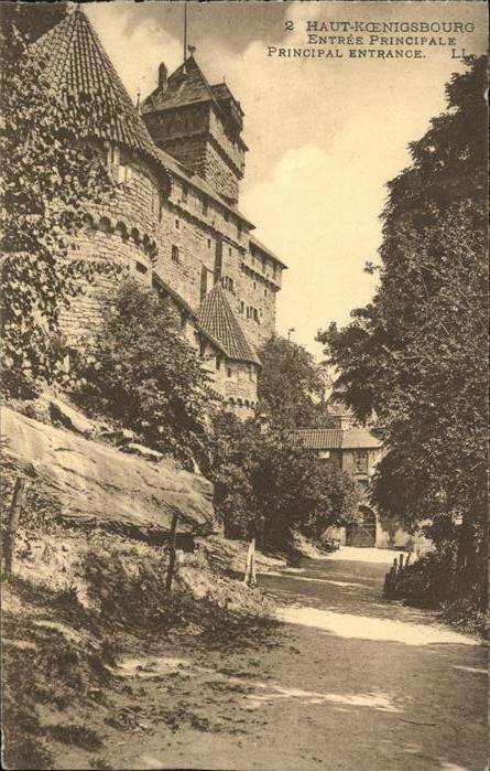 Haut-Koenigsbourg Hohkoenigsburg Entree Principale