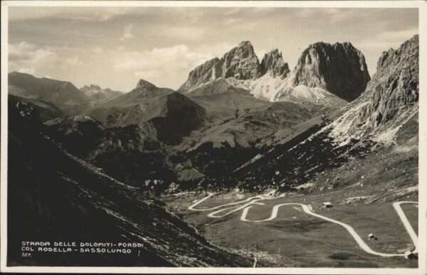 Sassolungo Langkofel Strada delle Dolomiti-Pordoi