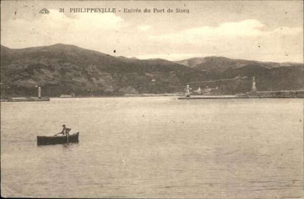 Philippeville Algerien Entree du Port de Stora