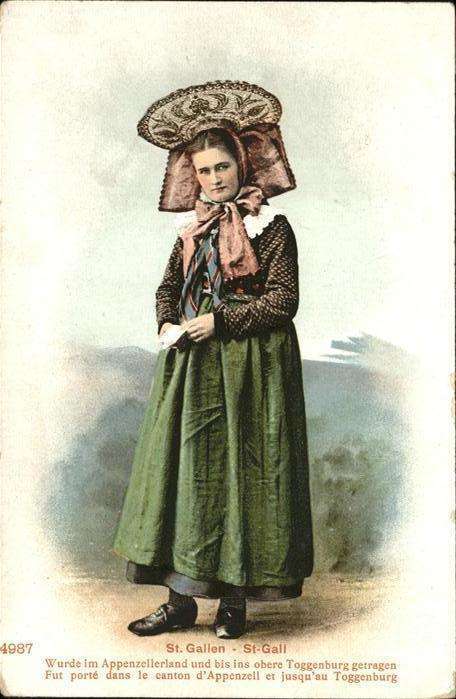 St Gallen SG Trachtenfrau
Appenzellerland