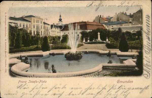 Gmunden Salzkammergut Franz Josefs-Platz