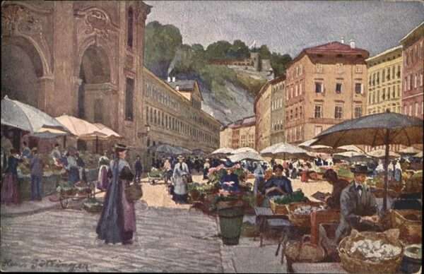 Salzburg Oesterreich Universitätsplatz
Mönchsberg