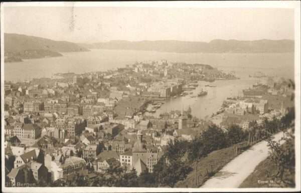 Bergen Norwegen Panorama