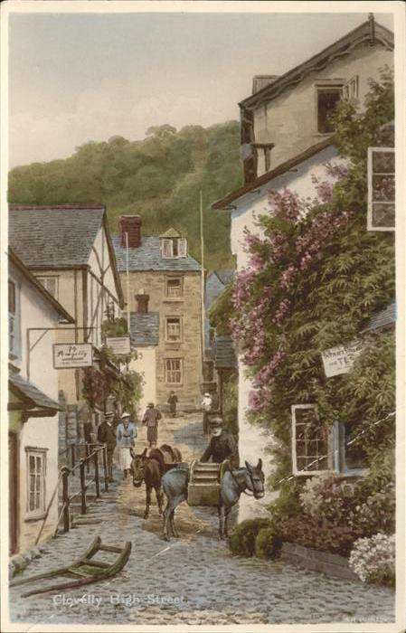 Clovelly Bay High Street