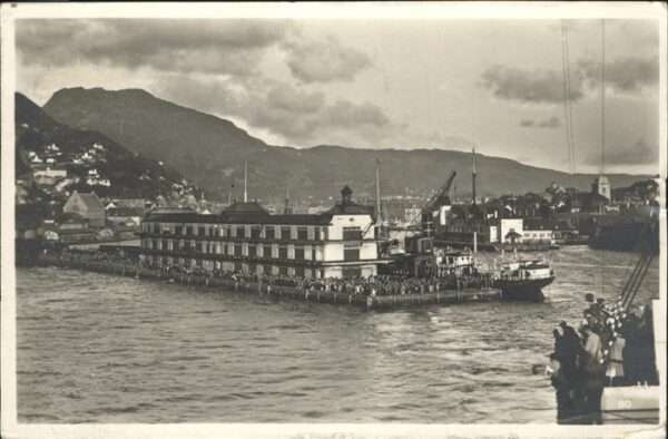 Bergen Norwegen Hafen