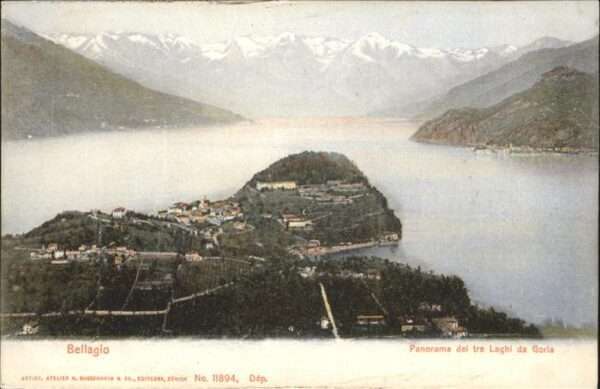 Bellagio Lago di Como Panorama