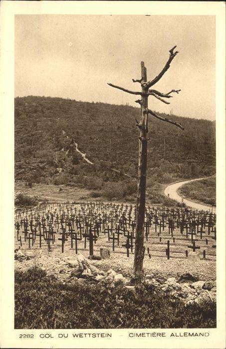 Col du Wettstein Cimetiere Allemand