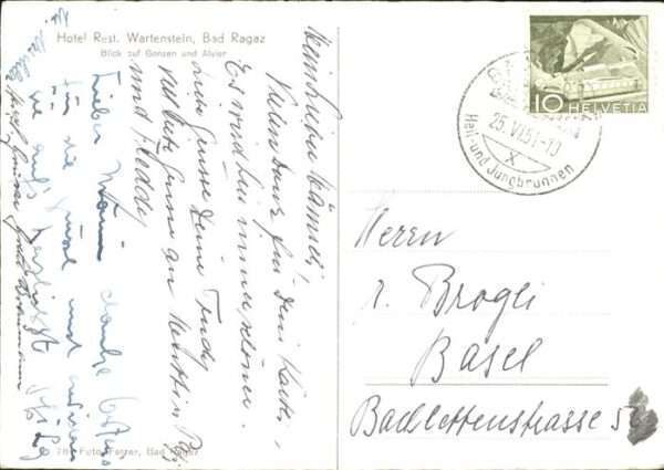 Bad Ragaz Ragatz Hotel Rest. Wartenstein – Bild 2