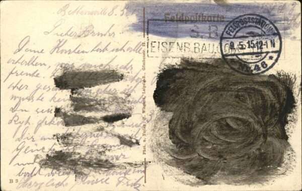 Somme-Py-Tahure Ruinen im zerschossenen Somme-Py – Bild 2