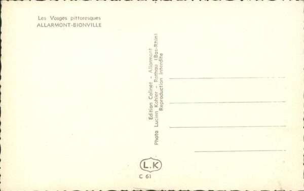 Allarmont Bionville
Vogesen – Bild 2