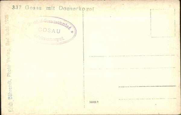 Gosau Oberoesterreich Donnerkogel – Bild 2