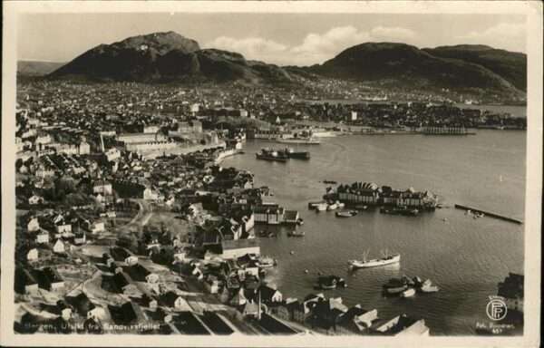 Bergen Norwegen Panorama