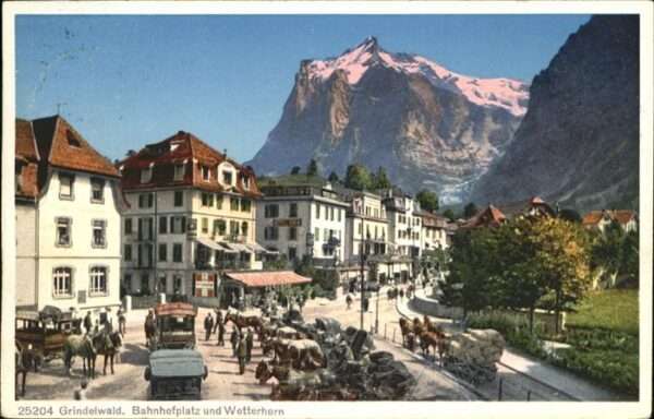 Grindelwald Bahnhofplatz
Wetterhorn