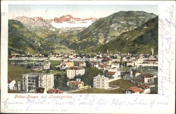 Bozen Suedtirol Gries
Rosengarten