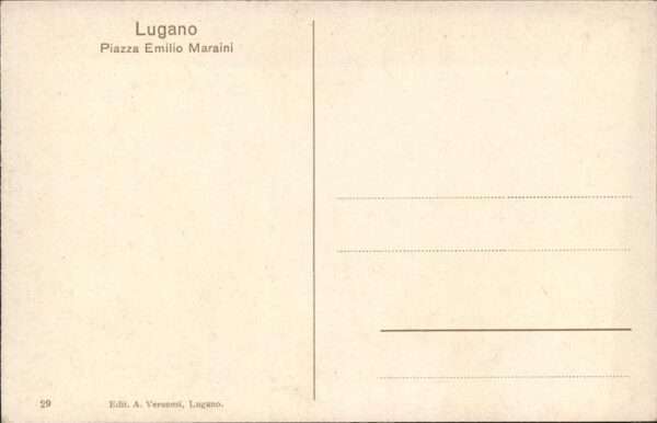 Lugano TI Piazza Emilio Maraini – Bild 2