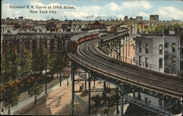 New York City Elevated R. R. Curve
110th STreet