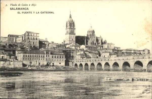 Salamanca Castilla y Leon Puente 
Catedral