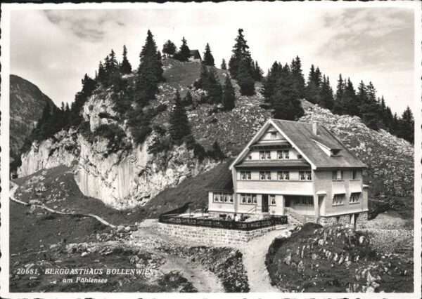 Bruelisau Berggasthof Bollenwees Fählensee 
Fähl