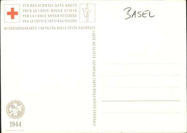 Basel BS Rotes Kreuz
Bundesfeierkarte – Bild 2