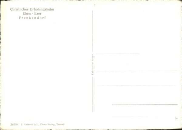 Frenkendorf Eben-Erzer Christl. Erholungsheim – Bild 2