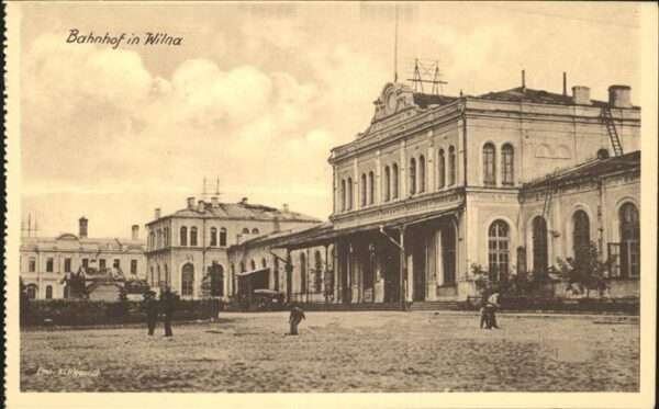 Wilna Wilno Bahnhof