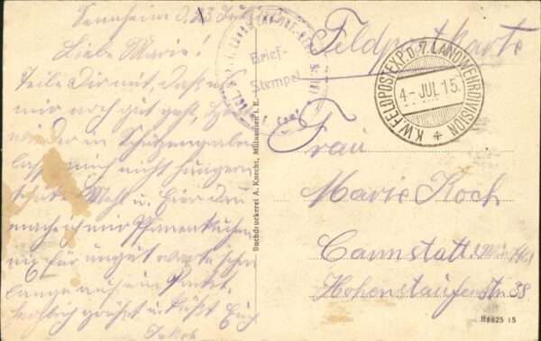 Sennheim Zerschossene Häuser 1914/15 – Bild 2