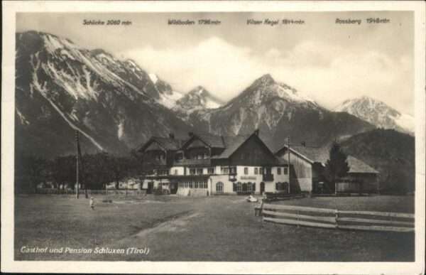 Schluxen Gasthof Pension Schluxen