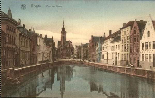 Bruges BRUGGE Belgie Quai du Miroir