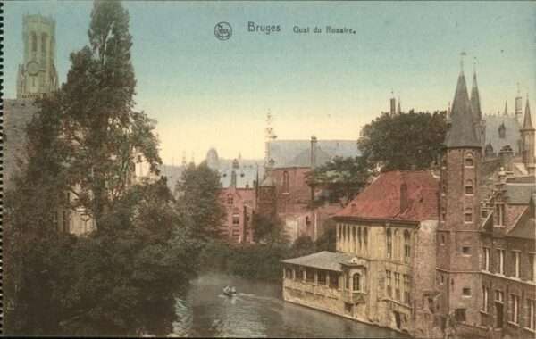 Bruges BRUGGE Belgie Quai du Rosaire