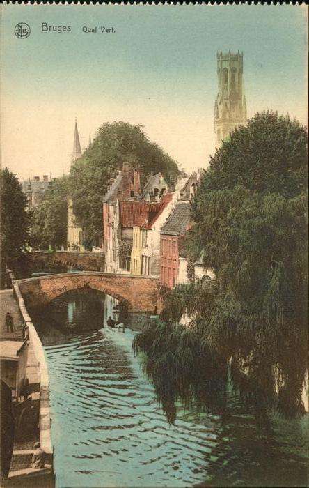 Bruges BRUGGE Belgie Quai Vert