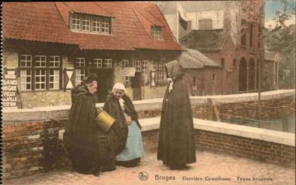 Bruges BRUGGE Belgie Derriere Gruuthuse Types brugeois