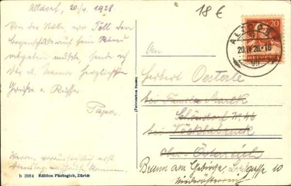 Altdorf  UR Dorfplatz Telldenkmal – Bild 2