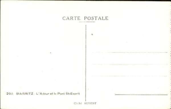 Biarritz Pyrenees Atlantiques L Adour et le Pont St-Esprit – Bild 2
