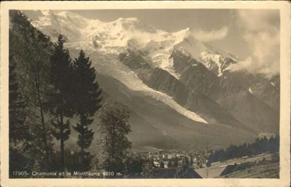 Chamonix Montblanc 4810 m