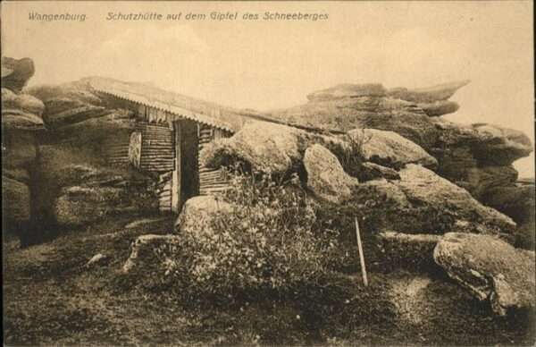 Wangenburg Schutzhütte Gipfel Schneeberg