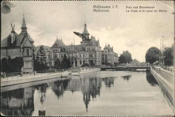 Muelhausen Elsass Post Rhonekanal