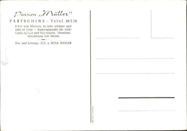 Partschins Parcines Pension Müller – Bild 2