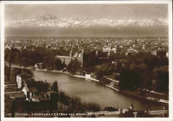 Torino Panorama Catena del Monviso