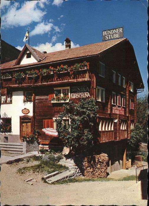 Disentis GR Bündner Stube Gasthaus