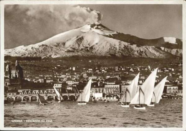 Etna Italien Catania Panorma Etna