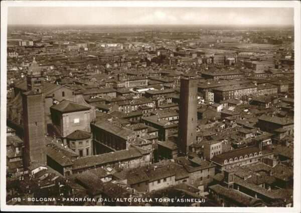 Bologna Panorama Alto Della Torre