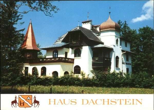 Bad Ischl Salzkammergut Haus Dachstein Wappen Bes. Fam. Brändle