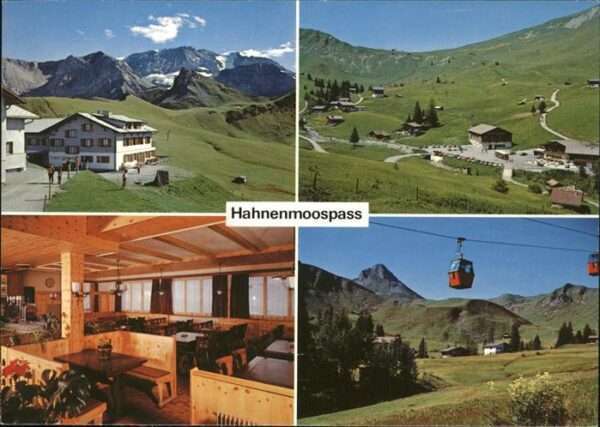 Hahnenmoospass Berghotel Gondelbahn Restaurant
