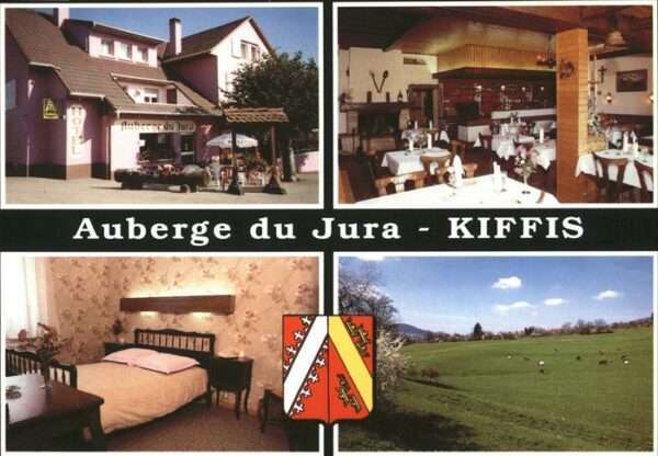 Kiffis Haut Rhin Auberge du Jura Stadt Wappen Hotel