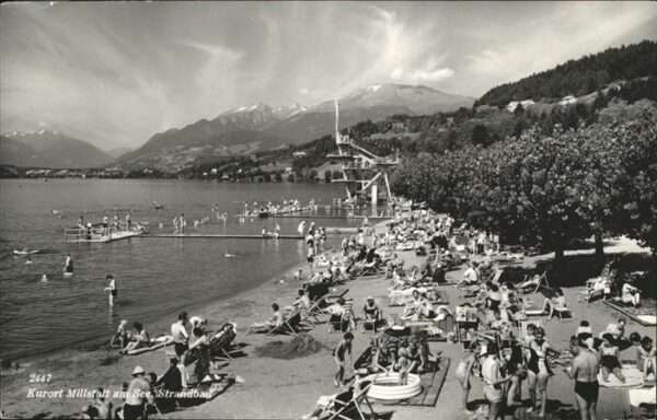 Millstatt Millstaettersee Kurort See, Strandbad