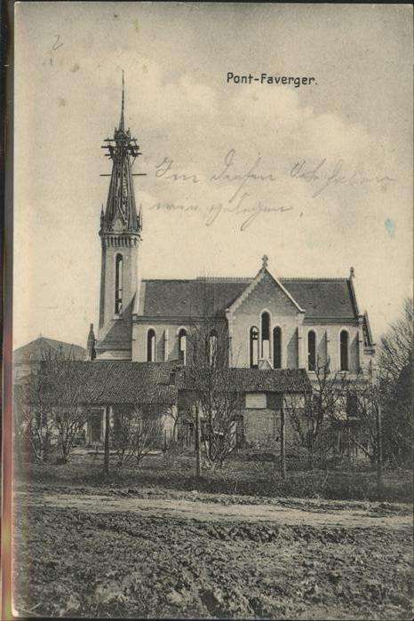 Pont Faverger Kirche Frankreich