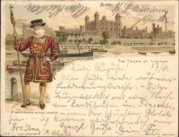 London Tower of London Beefeater in Full Dress
